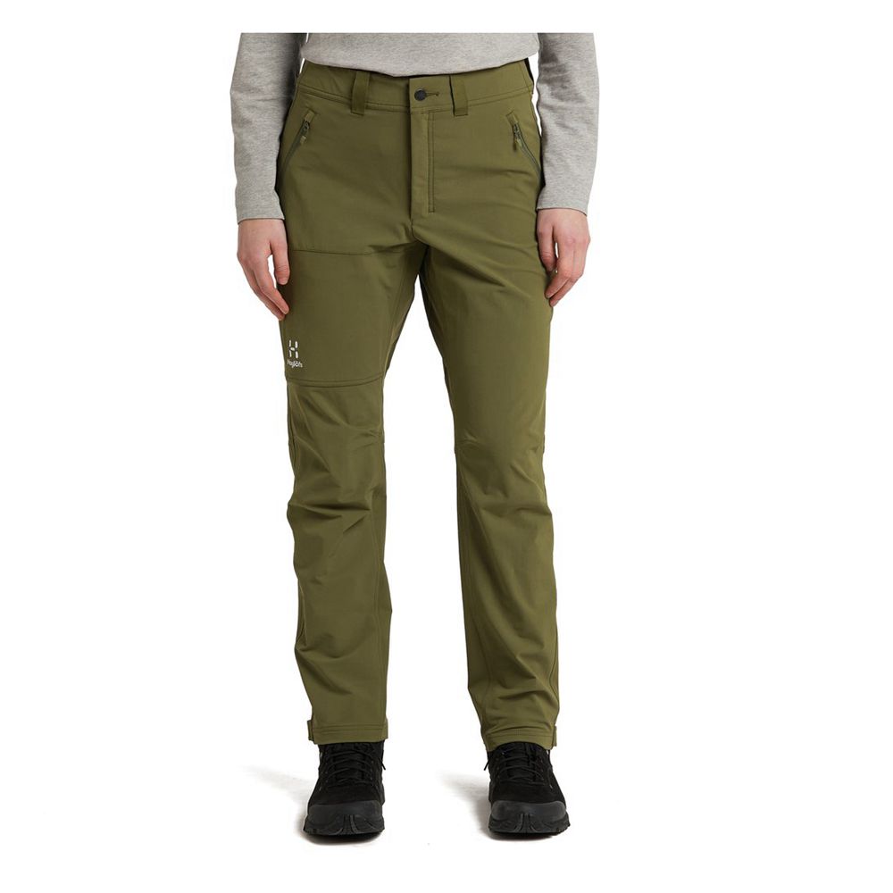 Haglofs Morän Softshell Standard Dámské Kalhoty - Olivy Zelené ( 371-OTYBMQ )